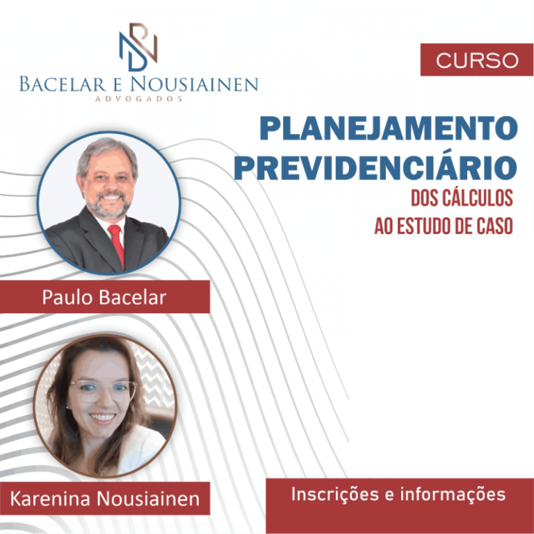 Planejamento Previdenciário (Online/Gravação)